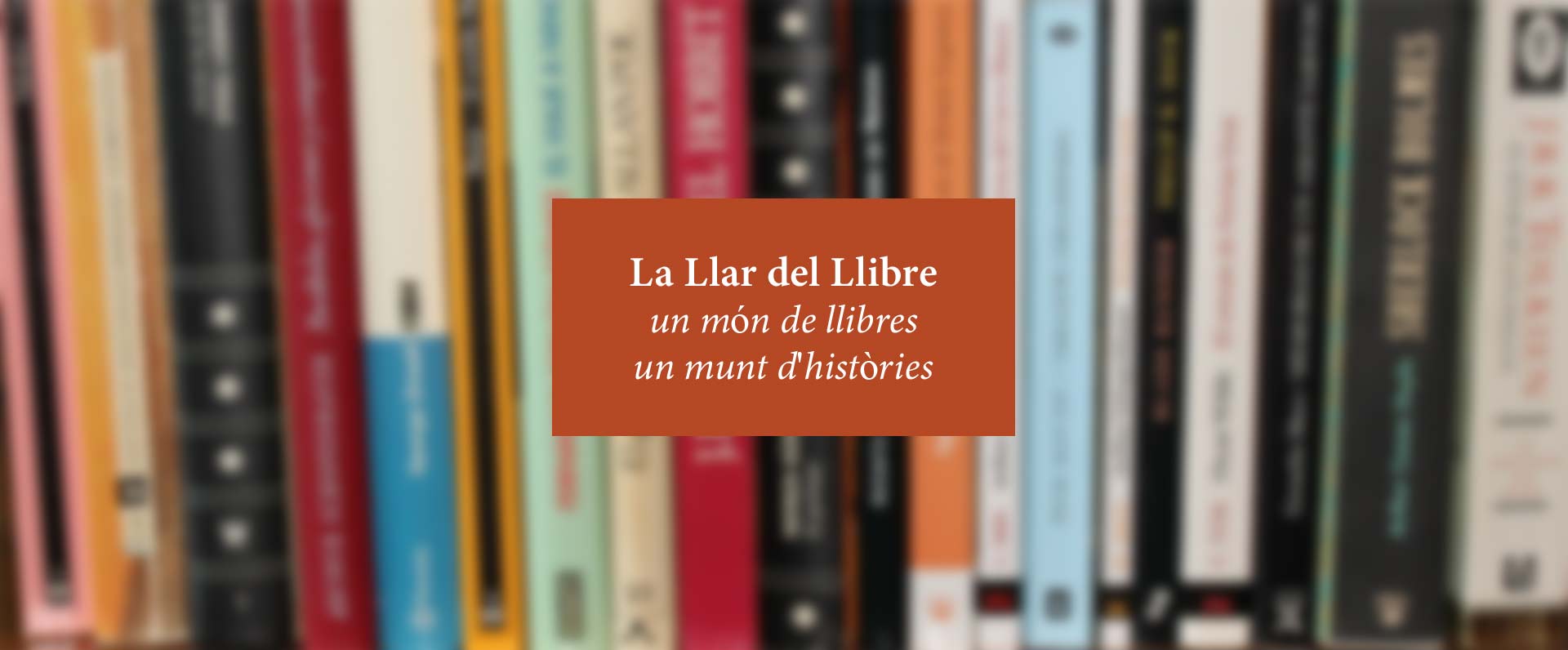 Un món de llibres, un munt d'històries.