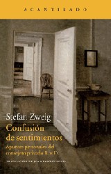 CONFUSIÓN DE SENTIMIENTOS de STEFAN ZWEIG
