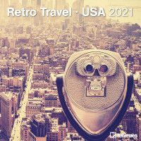 CALENDAR 2021 RETRO TRAVEL - USA