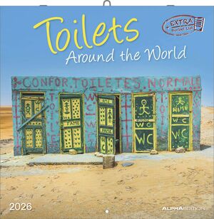 CALENDARI 2026 TOILETS AROUND THE WORLD