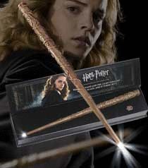 HERMIONE GRANGER VARITA CON LUZ 35 CM. RÉPLICA