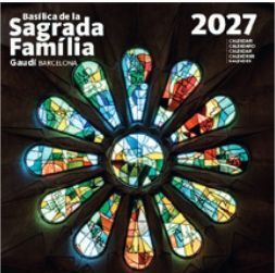 CALENDARI 2027 SAGRADA FAMILIA VITRALLS