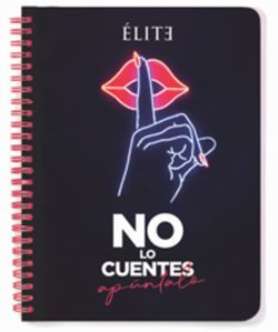ÉLITE - NO LO CUENTES, APÚNTALO - LIBRETA TAPA DURA A5