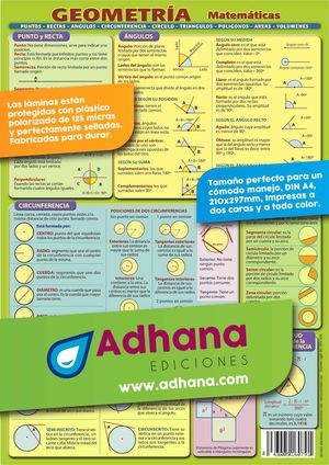 GEOMETRÍA - MATEMÁTICAS - LÁMINA