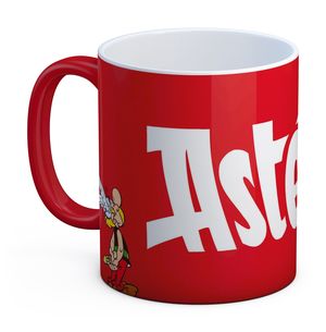 LOGO ASTERIX TAZA GRABADO LASER CERAMICA