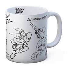 TASSA - BOCETO PERSONAJE TAZA CERAMICA ASTERIX