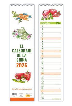 CALENDARI 2026 DE LA CUINA, EL