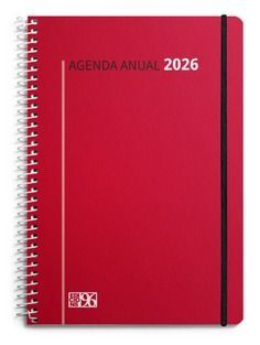 AGENDA 2026 ANUAL ESPIRAL VERMELLA