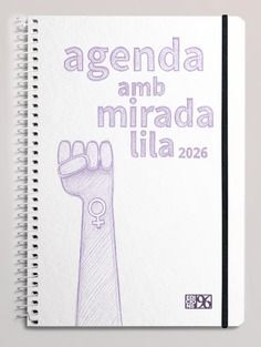 AGENDA AMB MIRADA LILA