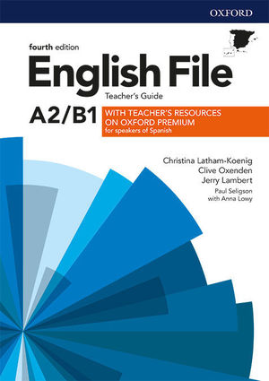 ENGLISH FILE  A2/B1 INTERMEDIATE. 4TH EDITION. TEACHER'S GUIDE + TEACHER'S RESOURCE PACK
