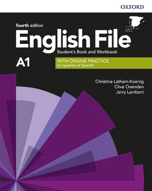 ENGLISH FILE A1 BEGINNER STUDENT'S AND WORKBOOK KEY WITH ONLINE PRACTICE