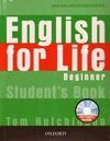ENGLISH FOR LIFE BEGINNER STUDENT'S BOOK + MULTIROM PACK