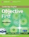 OBJECTIVE FIRST STUDENT BOOK WITH ANSWERS + CD