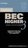 BEC HIGHER 3 STUDENTS BOOK WITH ANSWERS