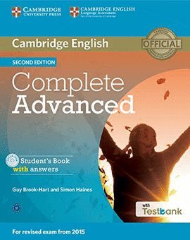 COMPLETE ADVANCED STUDENT 'S BOOK WITH ANSWERS -WITH TESTBANK-