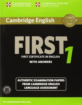 CAMBRIDGE ENGLISH FIRST 1 STUDENT 'S BOOK PACK + AUDIO CD