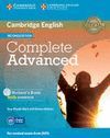 COMPLETE ADVANCED -STUDENT 'S BOOK PACK: STUDENT 'S BOOK WITH ANSWERS + CD-ROM + CLASS AUDIO CD'S-