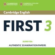 CAMBRIDGE ENGLISH FIRST 3 AUDIOS CD´S