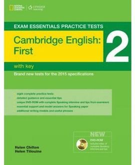 CAMBRIDGE ENGLISH: FIRST (FCE) 2 WITH KEY + DVD-ROM