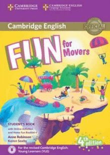 FUN FOR MOVERS (4 EDITION) STUDENT'S BOOK WITH HOME FUN BOOKLET AND ONLINE ACTIVITIES