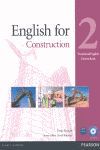 ENGLISH FOR CONSTRUCTION LEVEL 2 COURSEBOOK AND CD-ROM PACK