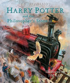 HARRY POTTER AND PHILOSOPHER STONE - ILLUSTRATED EDITION -