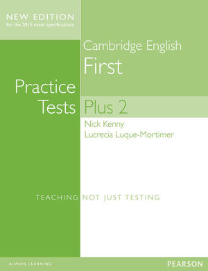 CAMBRIDGE FIRST VOLUME 2 PRACTICE TESTS PLUS NEW EDITION STUDENTS' BOOKWITHOUT K