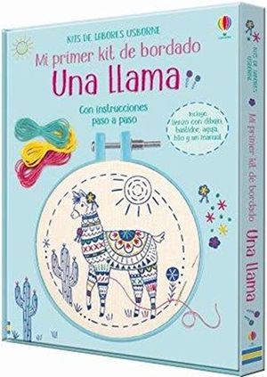 UNA LLAMA. MI PRIMER KIT DE BORDADO