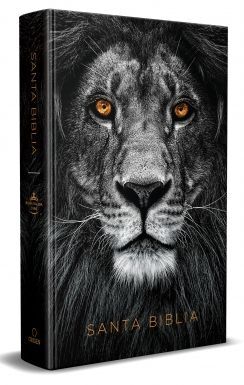 BIBLIA RVR 1960 LETRA GRANDE TAMAÑO MANUAL, TAPA DURA LEÓN DE JUDA