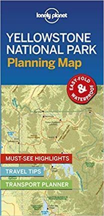 LONELY PLANET YELLOWSTONE NATIONAL PARK PLANNING MAP