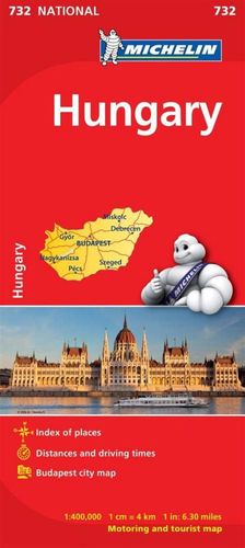 HUNGARY - HUNGRIA, MAPA NATIONAL Nº 732