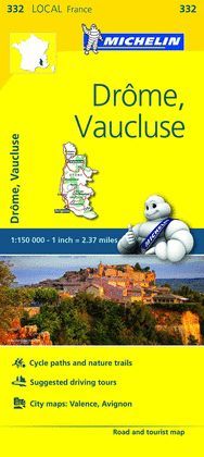 DROME, VAUCLUSE, MAPA LOCAL Nº 332