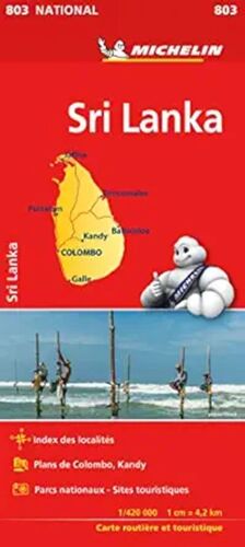 SRI LANKA - MAPA NATIONAL 803