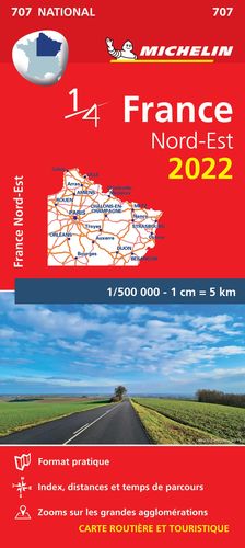 FRANCE NORD-EST, MAPA NATIONAL Nº 707