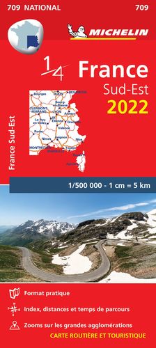 FRANCE SUD-EST 2022, MAPA NATIONAL Nº 709  ( 1/4 )