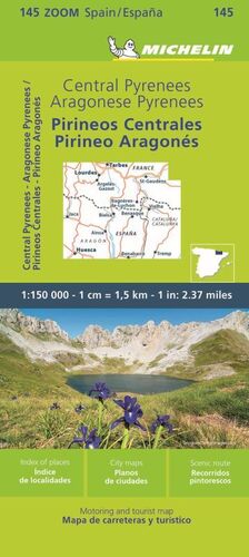 PIRINEOS CENTRALES - PIRINEO ARAGONÉS, MAPA ZOOM Nº 145