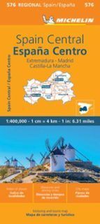 EXTREMADURA, CASTILLA-LA MANCHA, MADRID, MAPA REGIONAL Nº 576 - ESPAÑA CENTRO