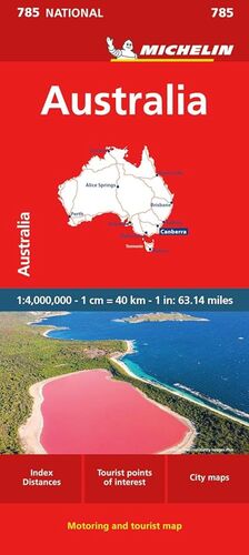 AUSTRALIA, MAPA NATIONAL 785