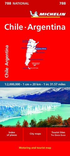 MAPA ARGENTINA-CHILE - MAPA NATIONAL 788