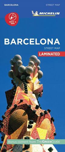 BARCELONA, PLÀNOL PLASTFICAT - STREET MAP LAMINTED