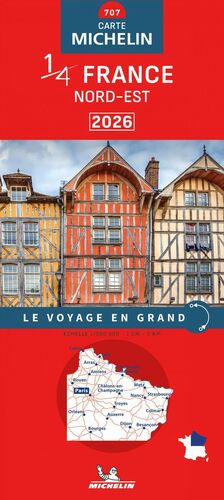 FRANCE NORD-EST (FRANCIA NORESTE) - MAPA NATIONAL 707