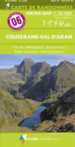 COUSERANS -VAL D'ARAN, CARTE DE RANDONNEES