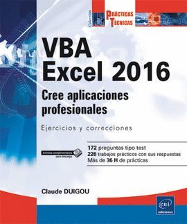 VBA EXCEL 2016