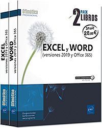 PACK EXCEL Y WORD ( VERSIONES 2019 Y OFFICE 365 ) 2 VOLS.