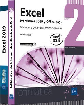 EXCEL (VERSIONES 2019 Y OFFICE 365) - PACK DE 2 LIBROS: APRENDER Y DESARROLLAR T