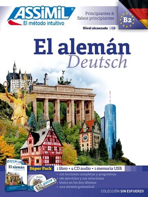 ALEMÁN, EL - SUPERPACK ASSIMIL SIN ESFUERZO (LIBRO ALUMNO + 4 CD + 1 MEMORIA USB)