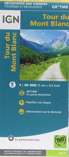 TOUR DU MONT BLANC 1:50.000 -IGN