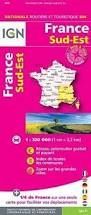 FRANCE SUD-EST, MAPA IGN 804 NATIONALE ROUTIERE ET TOURISTIQUE