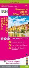 16 PROVENCE-ALPES-COTE-D'AZUR 1:250.000 -IGN