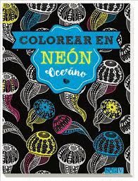 OCEANO. COLOREAR EN NEON